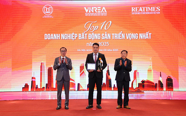 Nam Long nhận loạt giải thưởng tại sự kiện “Thương hiệu bất động sản dẫn đầu năm 2024-2025”