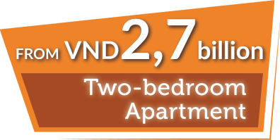 From VND2.7 billion/two-bedroom apartment